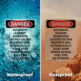 Automatic Standby Generator Located On This