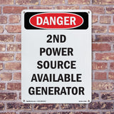 2nd Power Source Available Generator