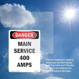 Main Service 400 Amps