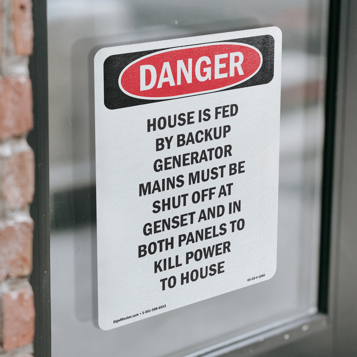 House Is Fed By Backup Generator Mains Must