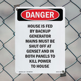 House Is Fed By Backup Generator Mains Must