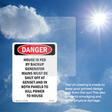 House Is Fed By Backup Generator Mains Must