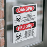 Chlorine Hazard Area