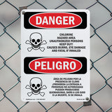 Chlorine Hazard Area