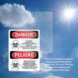 Chlorine Hazard Area