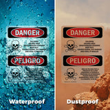 Chlorine Hazard Area