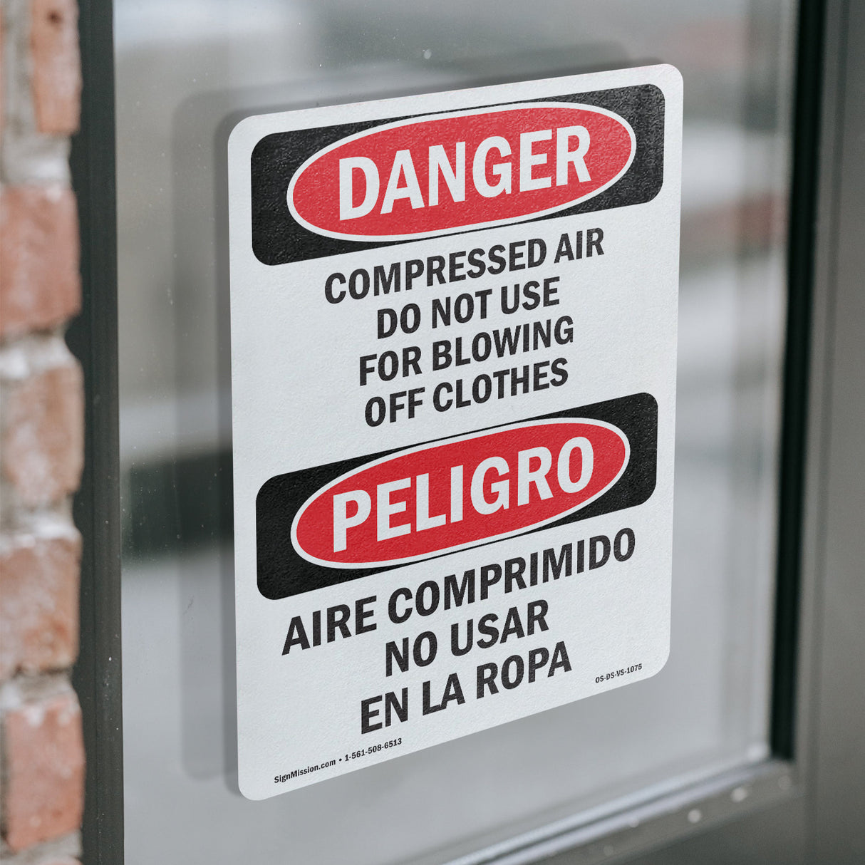 Compressed Air Not For Blowing Off Clothes