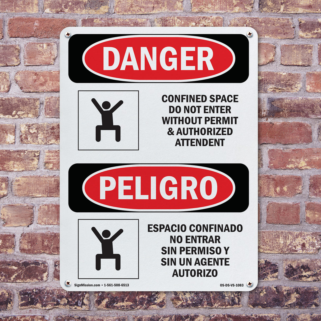 Confined Space Do Not Enter Without Permit