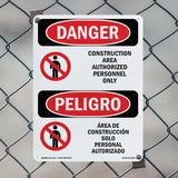 Construction Area Authorized Personnel Only