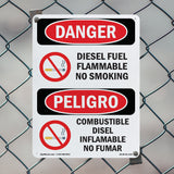 Diesel Fuel Flammable No Smoking
