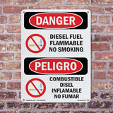 Diesel Fuel Flammable No Smoking