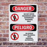 Do Not Enter Hazardous Area