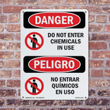 Do Not Enter Chemicals In Use