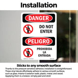 Do Not Enter Spanish