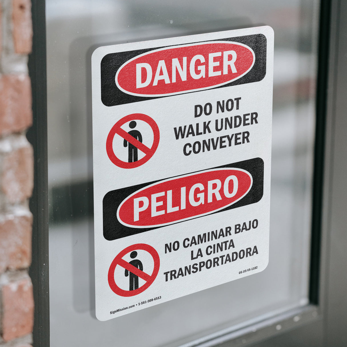 Do Not Walk Under Conveyor