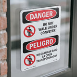 Do Not Walk Under Conveyor