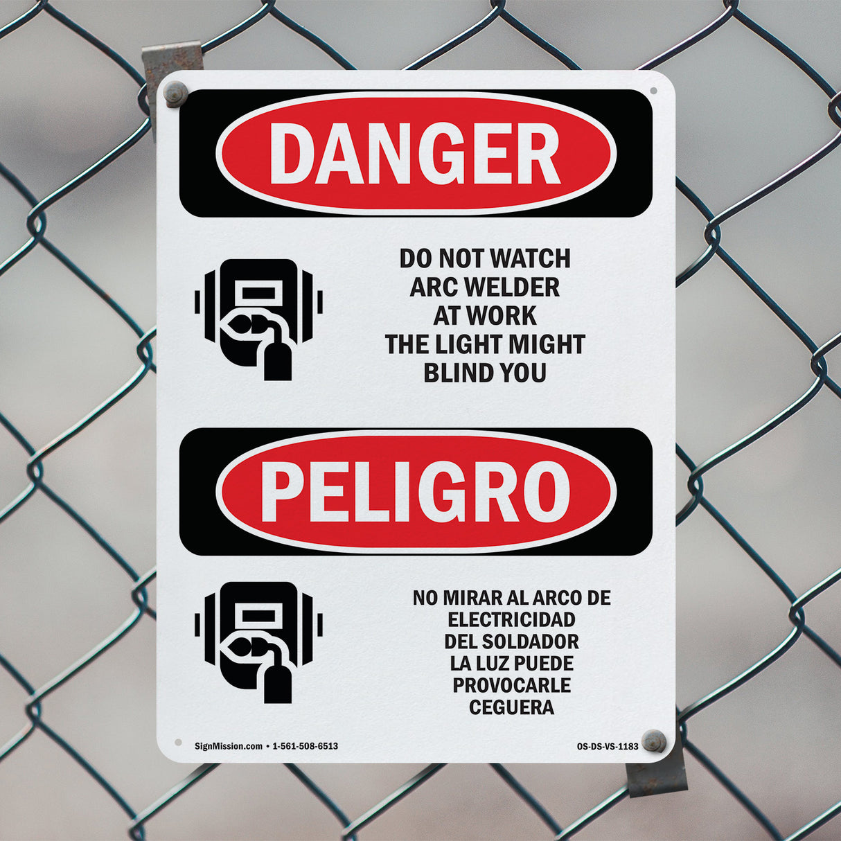 Do Not Watch Arc Welder At Work