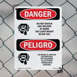 Do Not Watch Arc Welder At Work