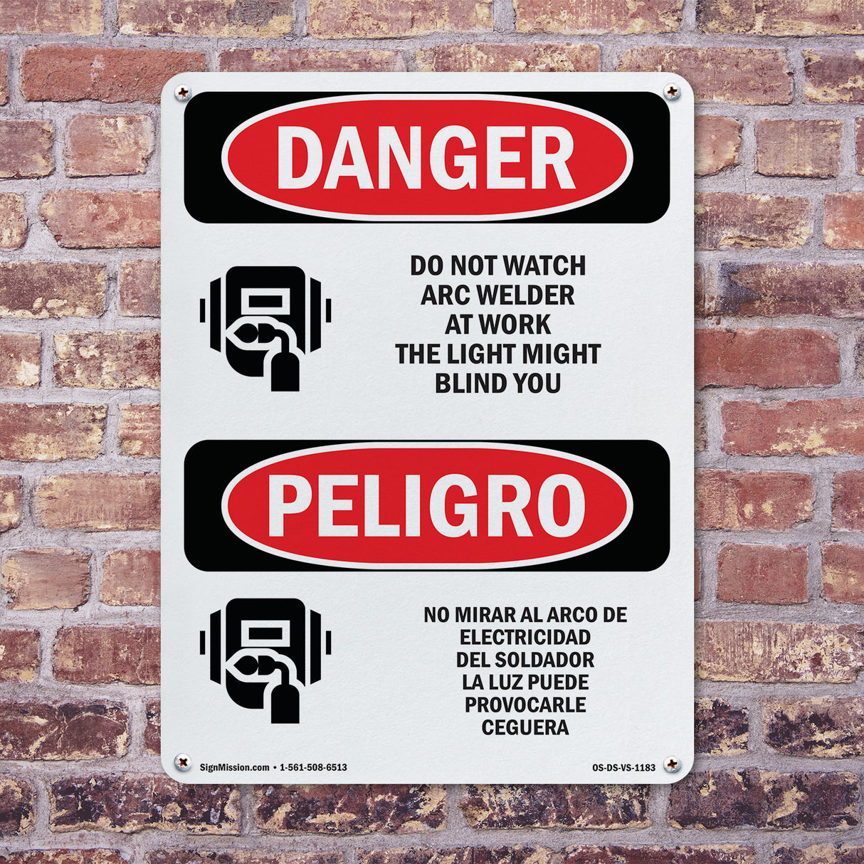 Do Not Watch Arc Welder At Work