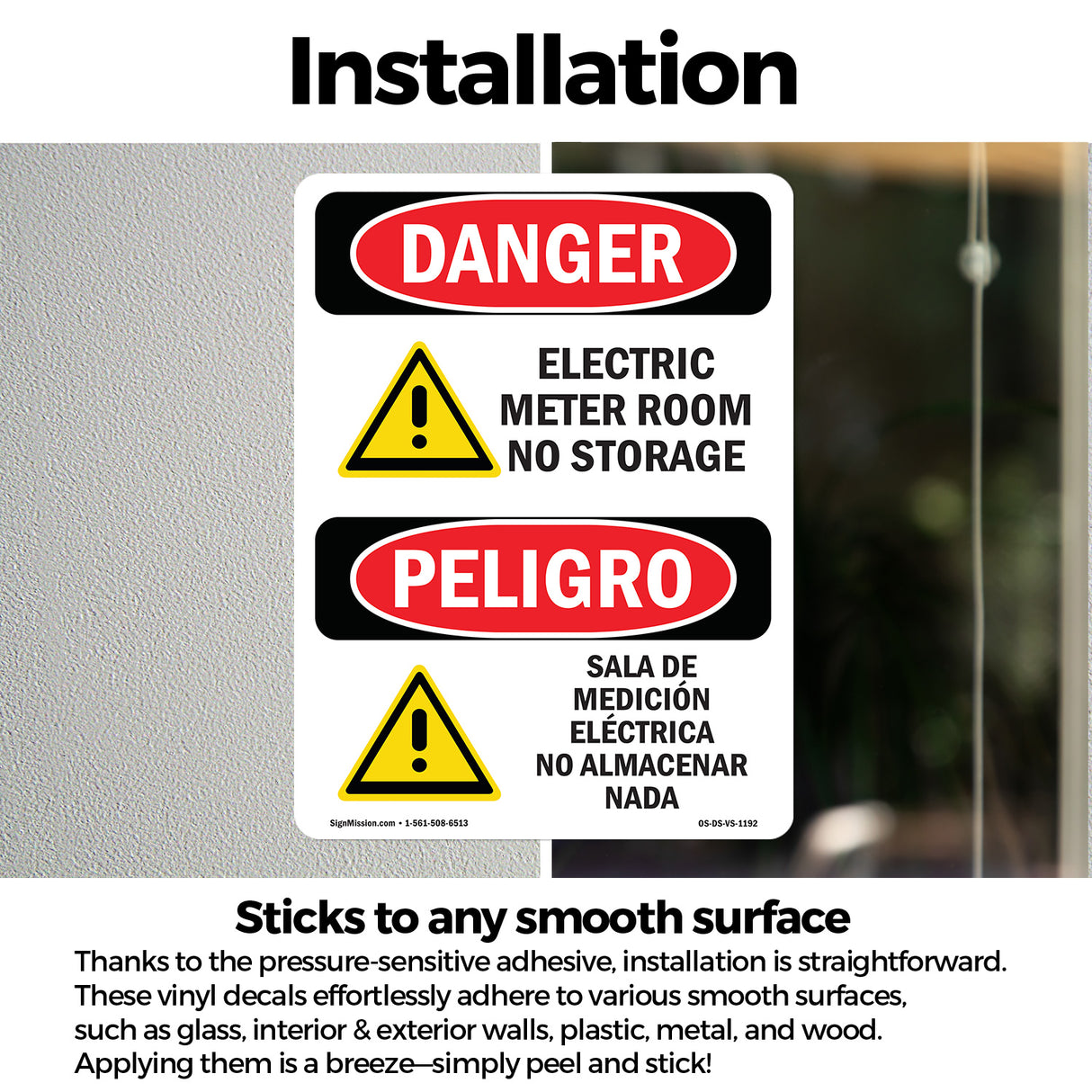 Electric Meter Room No Storage