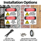 Electric Meter Room No Storage