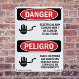 Electrical Box Covers Must Be Closed