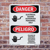 Electrical Hazard Authorized Personnel Only