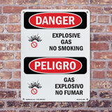 Explosive Gas No Smoking Spanish