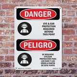 Eye And Ear Protection Required