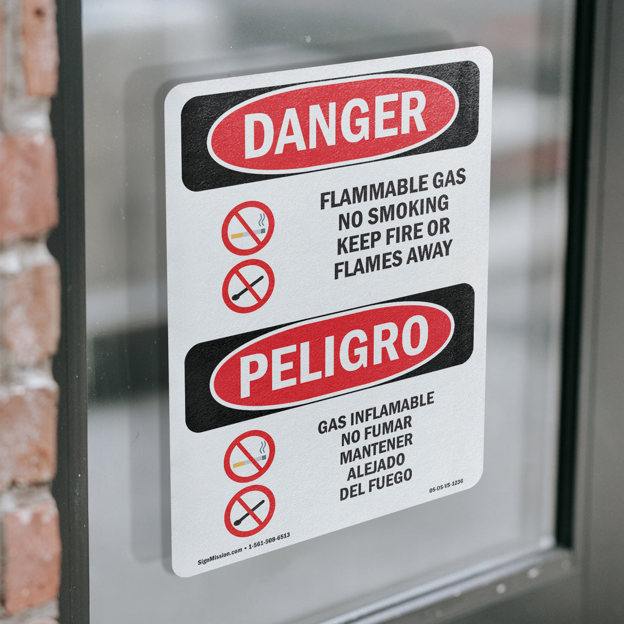 Flammable Gas No Smoking