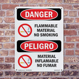 Flammable Material No Smoking