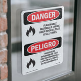 Flammable Materials Door Closed All Times