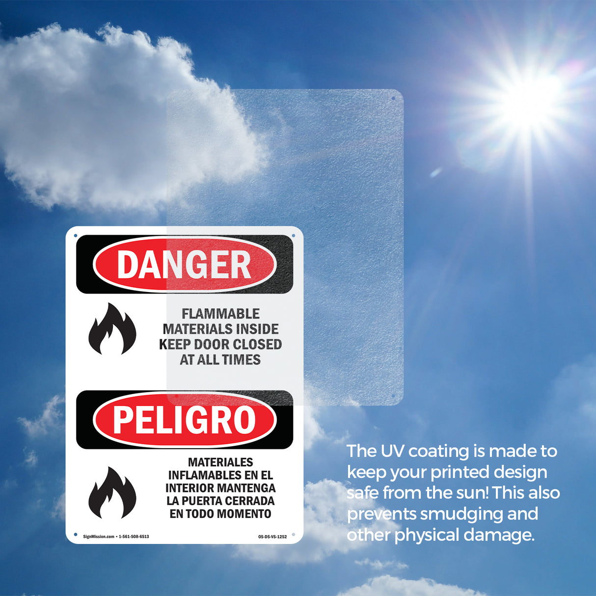 Flammable Materials Door Closed All Times