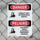 Forklift Only No Pedestrian Traffic