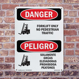 Forklift Only No Pedestrian Traffic