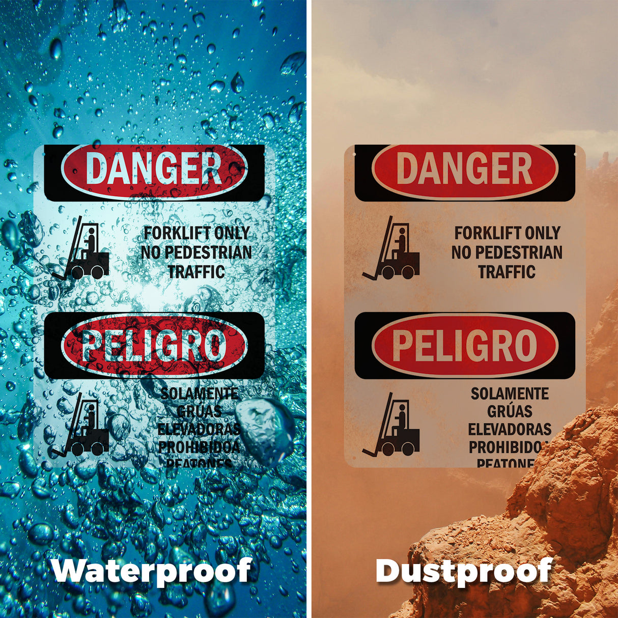 Forklift Only No Pedestrian Traffic