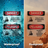 Forklift Only No Pedestrian Traffic