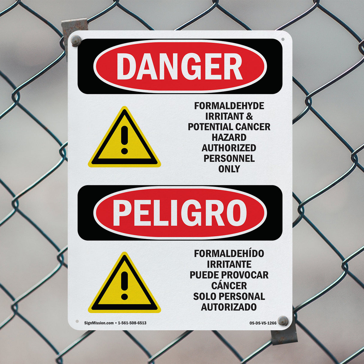 Formaldehyde Irritant Hazard