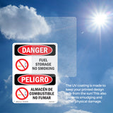 Fuel Storage No Smoking