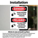 Hand Hazard Watch Your Fingers