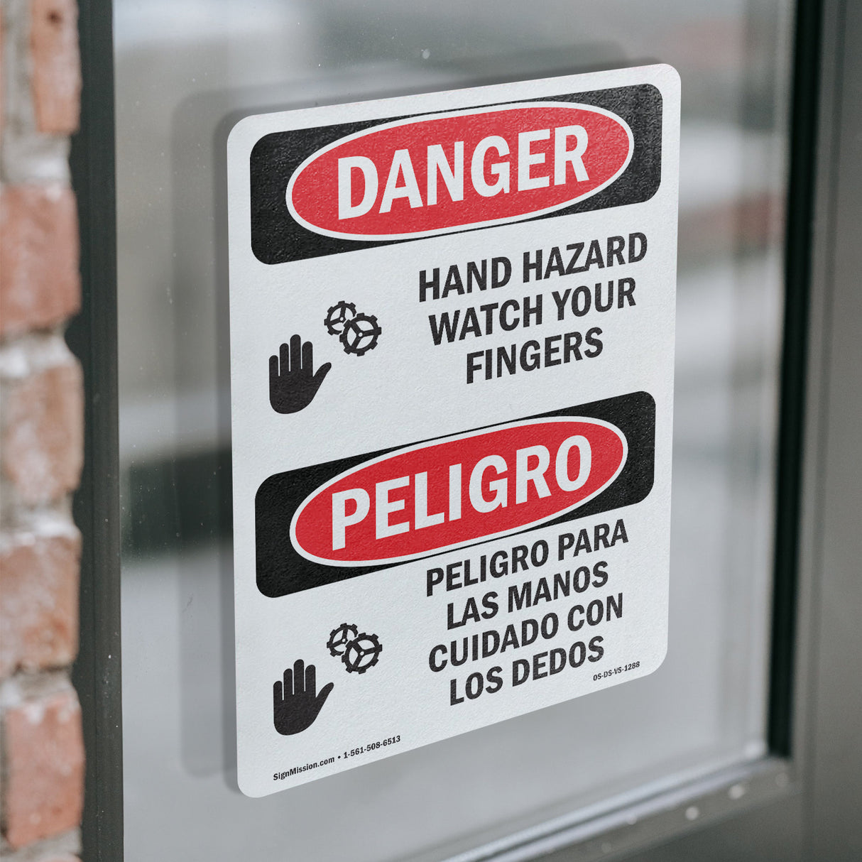 Hand Hazard Watch Your Fingers