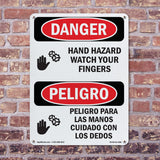 Hand Hazard Watch Your Fingers