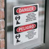 Hard Hats Safety Glasses Shoes Required