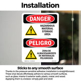 Hazardous Material Storage Area