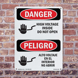 High Voltage Inside Do Not Open