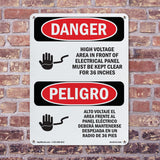 High Voltage Area Electrical Panel 36 Inches