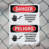 High Voltage Authorized Personnel Only
