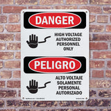High Voltage Authorized Personnel Only