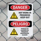 Hot Work In Progress Keep Out