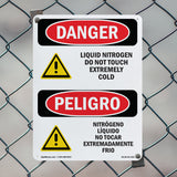 Liquid Nitrogen Do Not Touch Extremely Cold